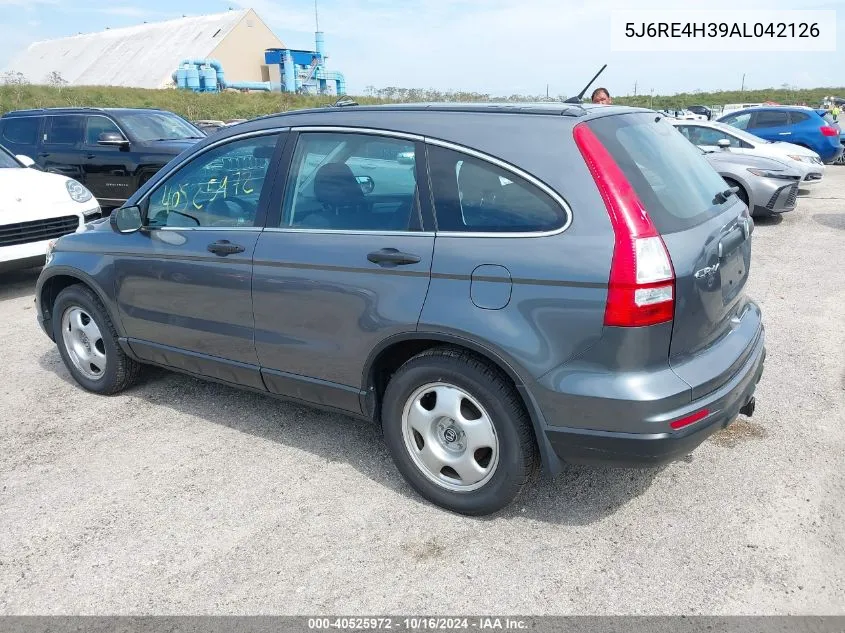 2010 Honda Cr-V Lx VIN: 5J6RE4H39AL042126 Lot: 40525972