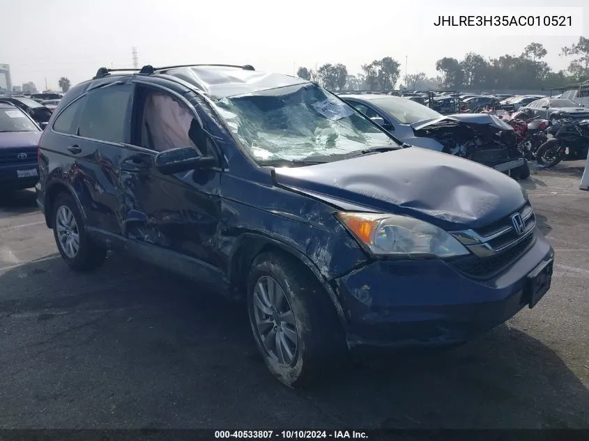 JHLRE3H35AC010521 2010 Honda Cr-V Lx