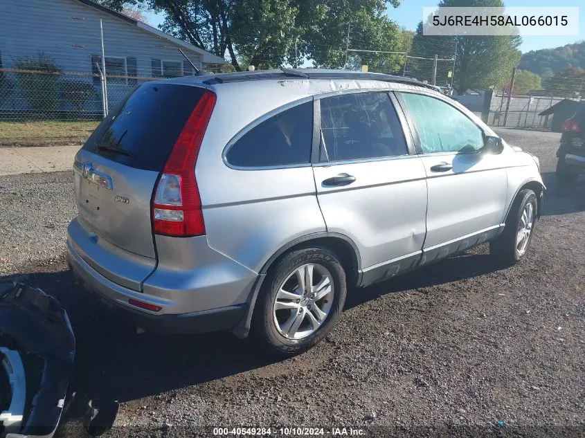 2010 Honda Cr-V Ex VIN: 5J6RE4H58AL066015 Lot: 40549284