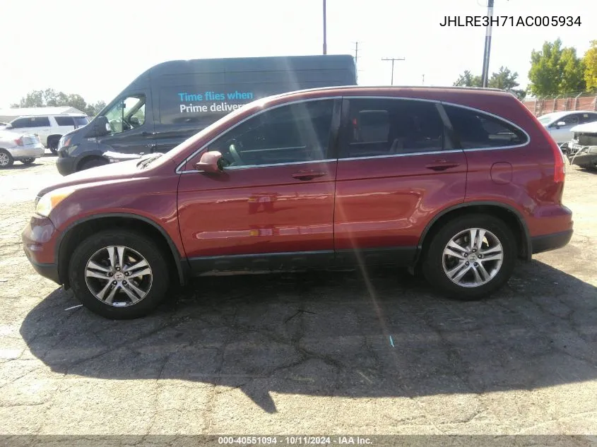 JHLRE3H71AC005934 2010 Honda Cr-V Ex-L