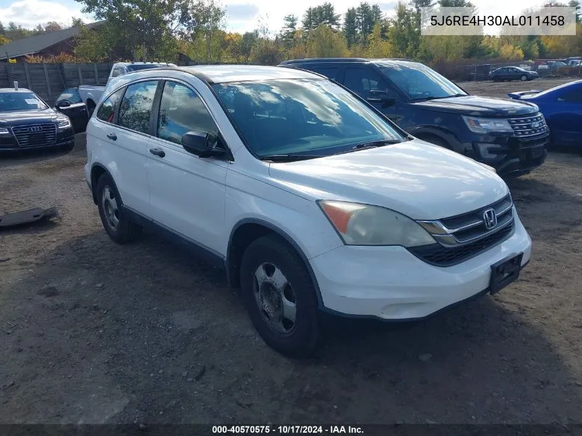 5J6RE4H30AL011458 2010 Honda Cr-V Lx