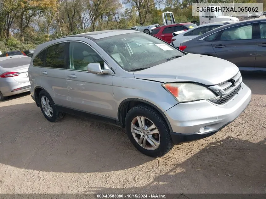 5J6RE4H7XAL065062 2010 Honda Cr-V Ex-L