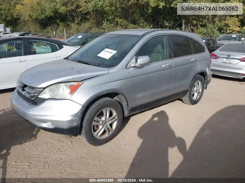 5J6RE4H7XAL065062 2010 Honda Cr-V Ex-L