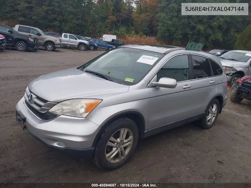 5J6RE4H7XAL047144 2010 Honda Cr-V Ex-L