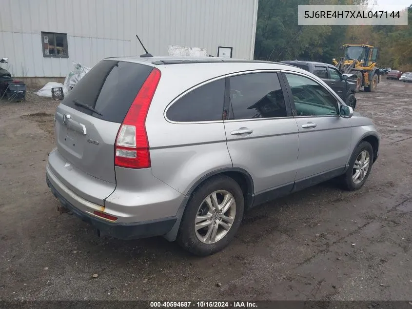 5J6RE4H7XAL047144 2010 Honda Cr-V Ex-L