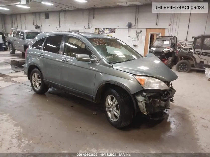 JHLRE4H74AC009434 2010 Honda Cr-V Ex-L