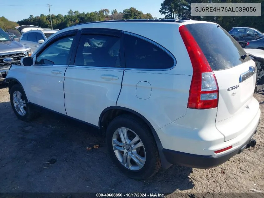 2010 Honda Cr-V Exl VIN: 5J6RE4H76AL039056 Lot: 40608850