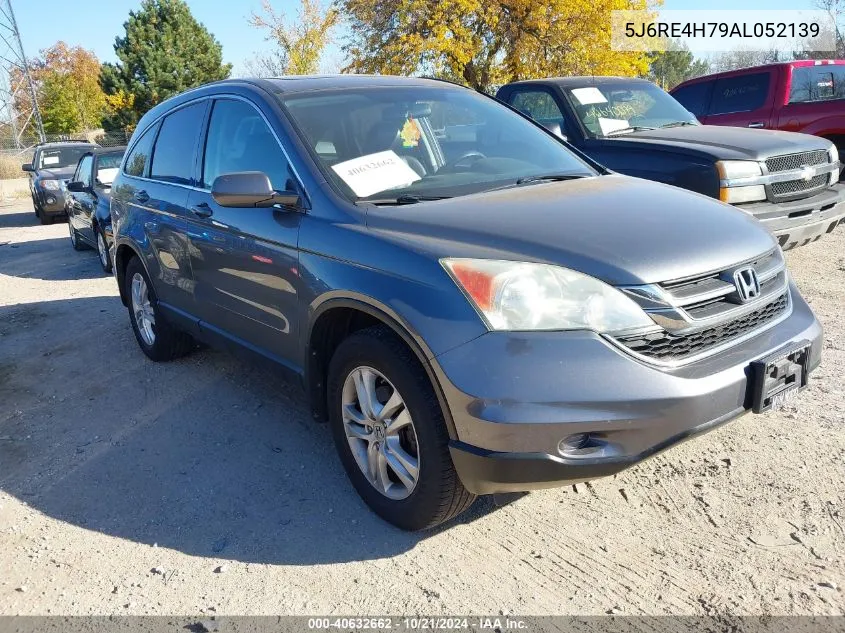 2010 Honda Cr-V Exl VIN: 5J6RE4H79AL052139 Lot: 40632662