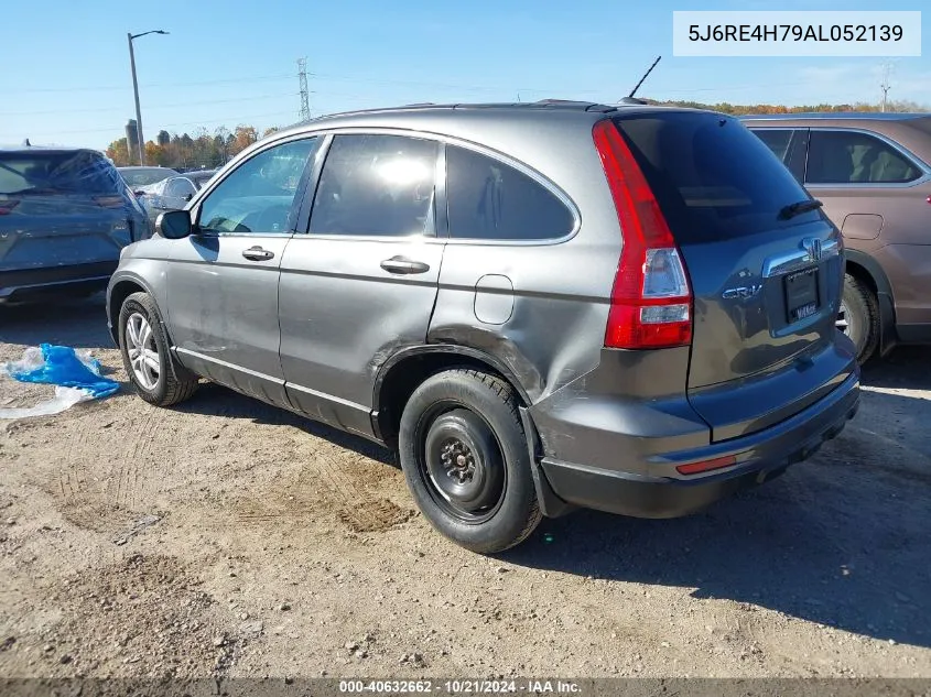 2010 Honda Cr-V Exl VIN: 5J6RE4H79AL052139 Lot: 40632662