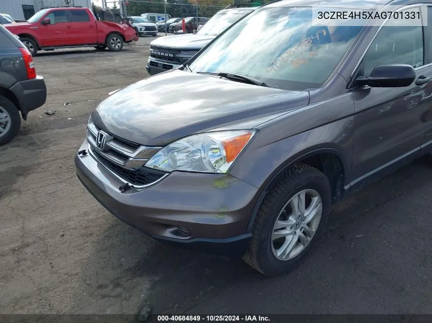 2010 Honda Cr-V Ex VIN: 3CZRE4H5XAG701331 Lot: 40684849