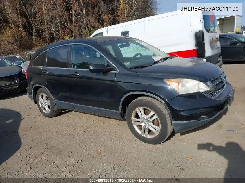 2010 Honda Cr-V Ex-L VIN: JHLRE4H77AC011100 Lot: 40692619