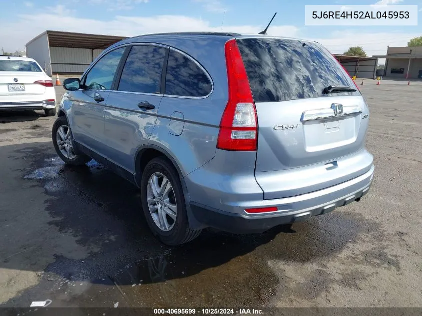 2010 Honda Cr-V Ex VIN: 5J6RE4H52AL045953 Lot: 40695699