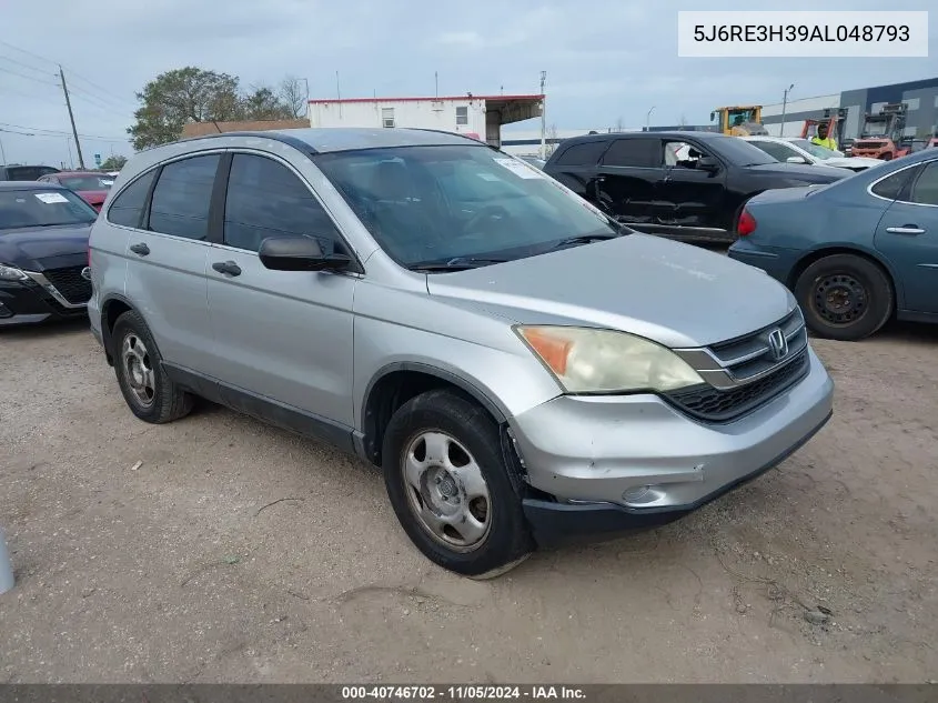 2010 Honda Cr-V Lx VIN: 5J6RE3H39AL048793 Lot: 40746702