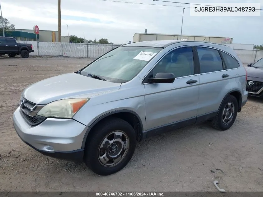 2010 Honda Cr-V Lx VIN: 5J6RE3H39AL048793 Lot: 40746702