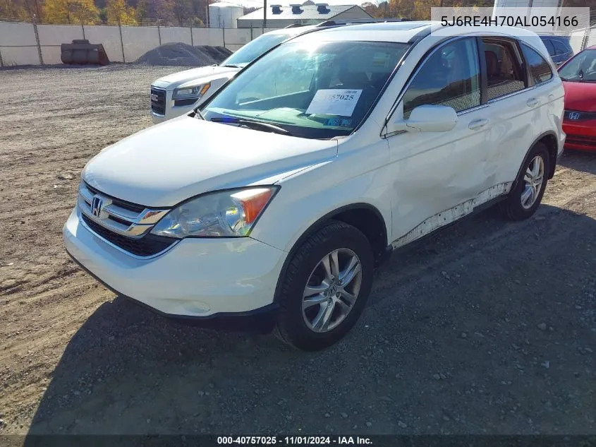 2010 Honda Cr-V Ex-L VIN: 5J6RE4H70AL054166 Lot: 40757025