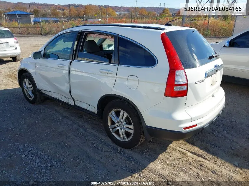 2010 Honda Cr-V Ex-L VIN: 5J6RE4H70AL054166 Lot: 40757025