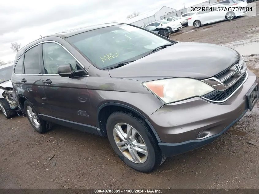 2010 Honda Cr-V Ex VIN: 3CZRE4H57AG707684 Lot: 40783381