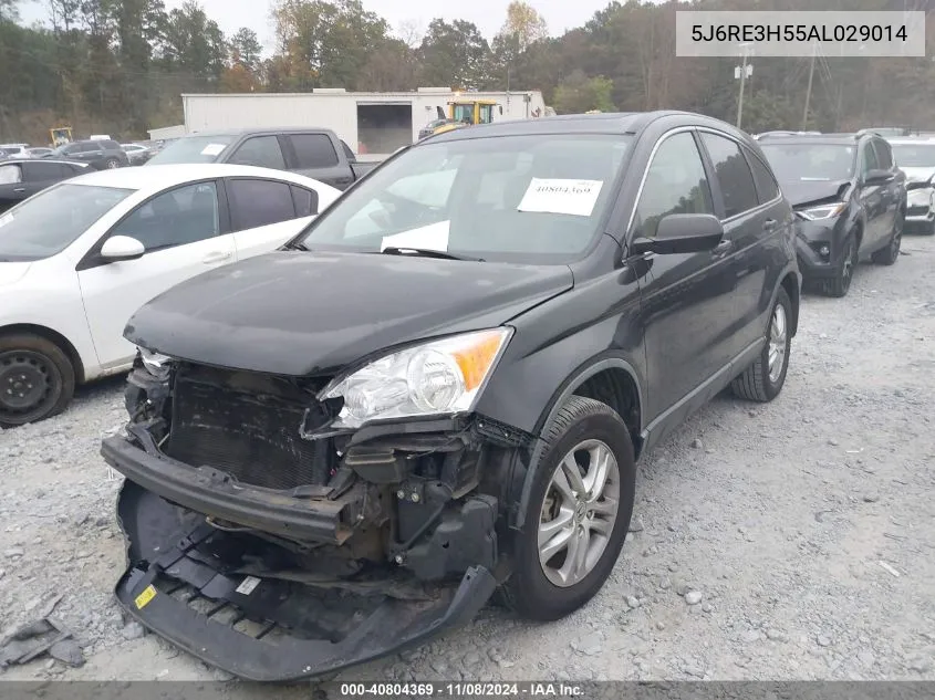 2010 Honda Cr-V Ex VIN: 5J6RE3H55AL029014 Lot: 40804369