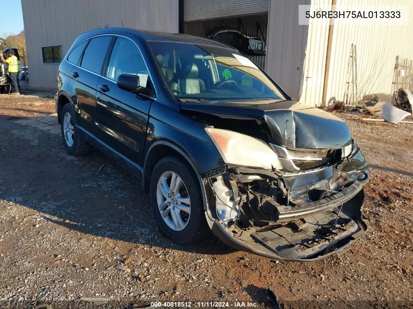 2010 Honda Cr-V Ex-L VIN: 5J6RE3H75AL013333 Lot: 40818512