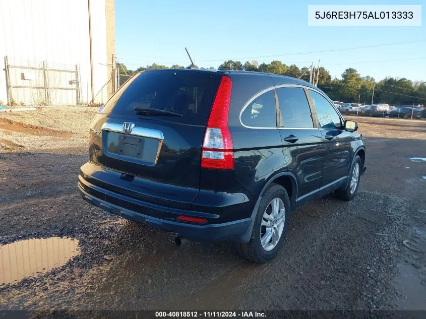 2010 Honda Cr-V Ex-L VIN: 5J6RE3H75AL013333 Lot: 40818512