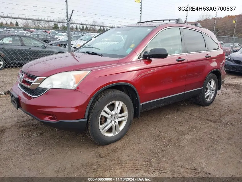 3CZRE4H53AG700537 2010 Honda Cr-V Ex