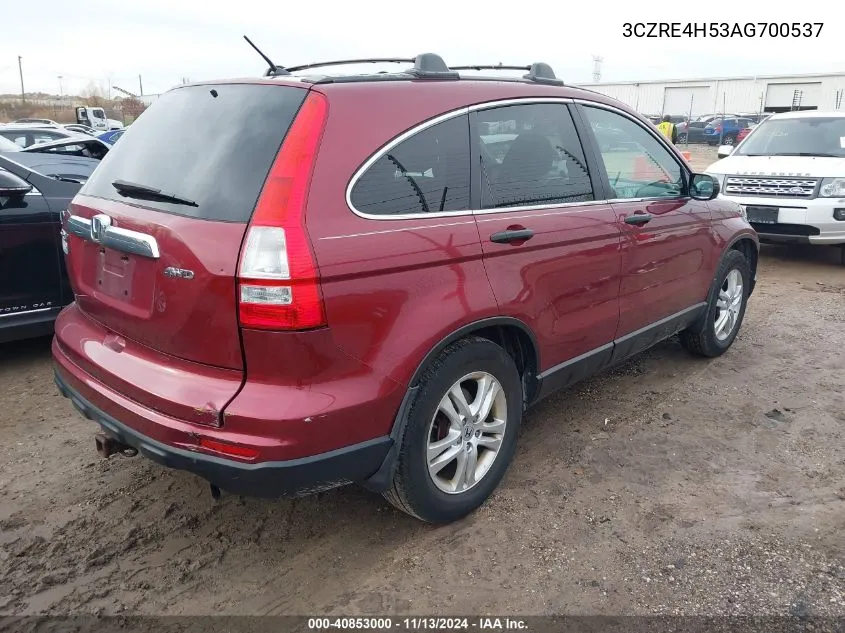 3CZRE4H53AG700537 2010 Honda Cr-V Ex