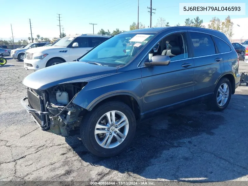 2010 Honda Cr-V Ex-L VIN: 5J6RE3H79AL046593 Lot: 40856844