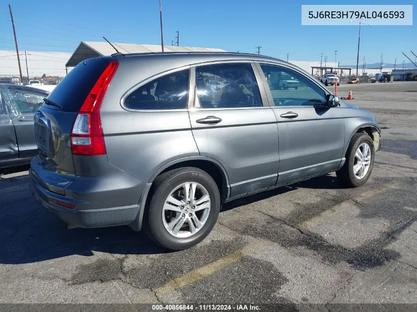 2010 Honda Cr-V Ex-L VIN: 5J6RE3H79AL046593 Lot: 40856844