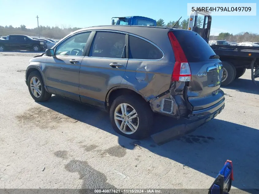 2010 Honda Cr-V Ex-L VIN: 5J6RE4H79AL049709 Lot: 40877621