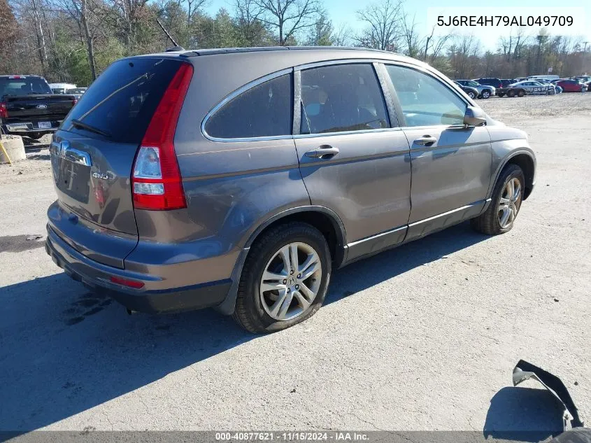 2010 Honda Cr-V Ex-L VIN: 5J6RE4H79AL049709 Lot: 40877621