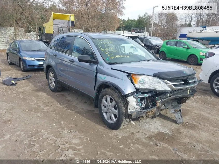 2011 Honda Cr-V VIN: 5J6RE4H39BL808485 Lot: 12144185