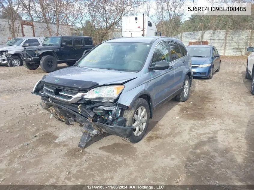 2011 Honda Cr-V VIN: 5J6RE4H39BL808485 Lot: 12144185