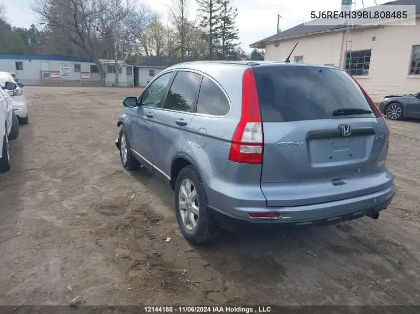 2011 Honda Cr-V VIN: 5J6RE4H39BL808485 Lot: 12144185