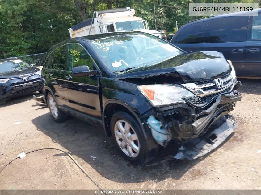 2011 Honda Cr-V Se VIN: 5J6RE4H44BL115199 Lot: 39965763