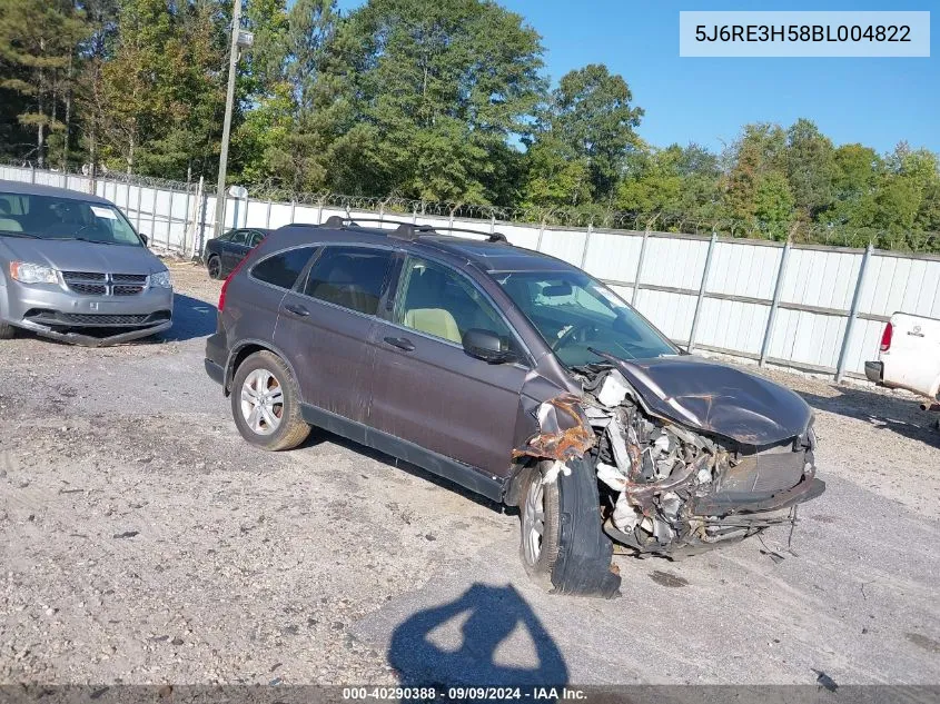 5J6RE3H58BL004822 2011 Honda Cr-V Ex