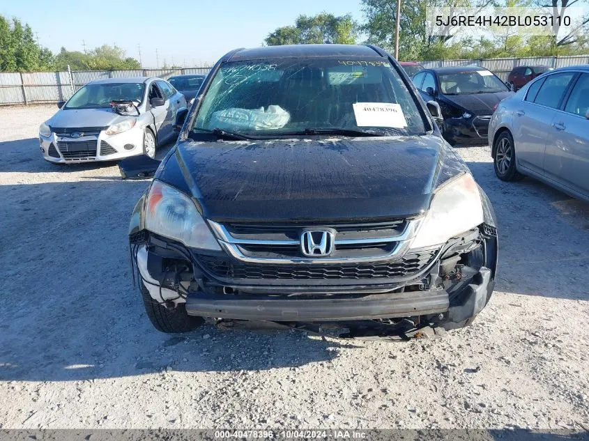 2011 Honda Cr-V Se VIN: 5J6RE4H42BL053110 Lot: 40478396