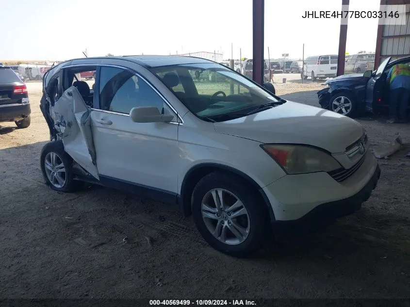 JHLRE4H77BC033146 2011 Honda Cr-V Ex-L