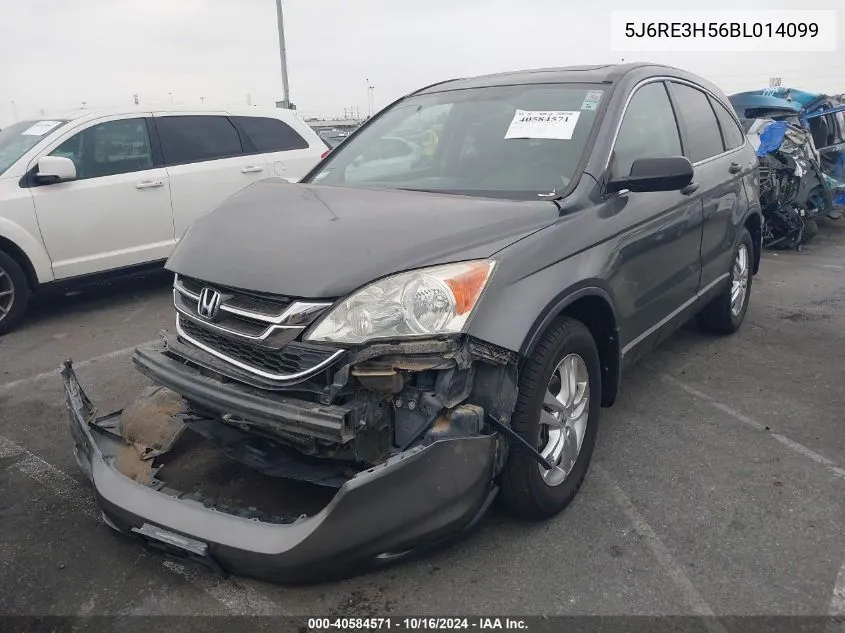 2011 Honda Cr-V Ex VIN: 5J6RE3H56BL014099 Lot: 40584571