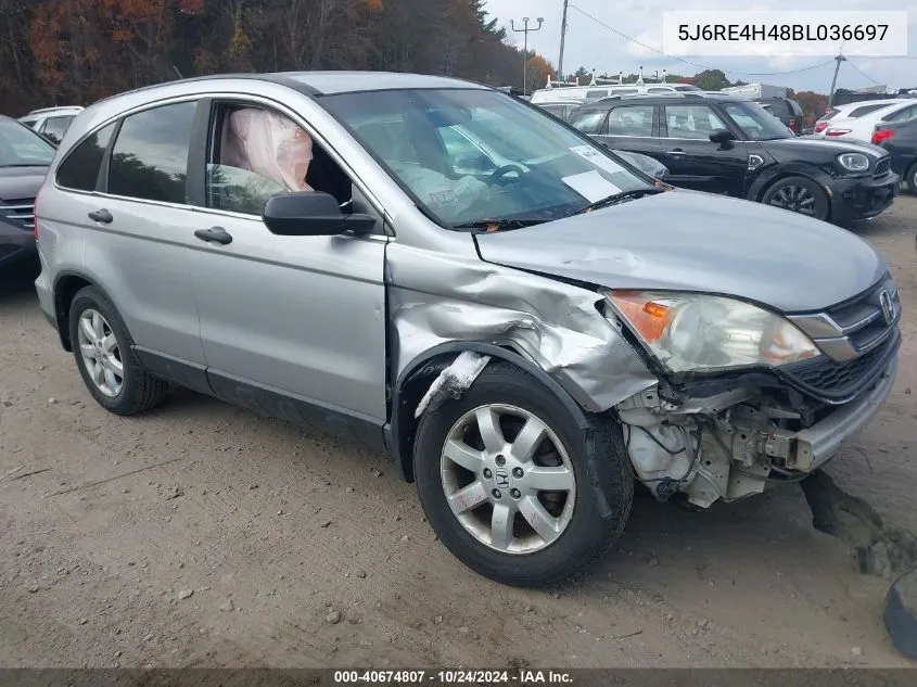 2011 Honda Cr-V Se VIN: 5J6RE4H48BL036697 Lot: 40674807