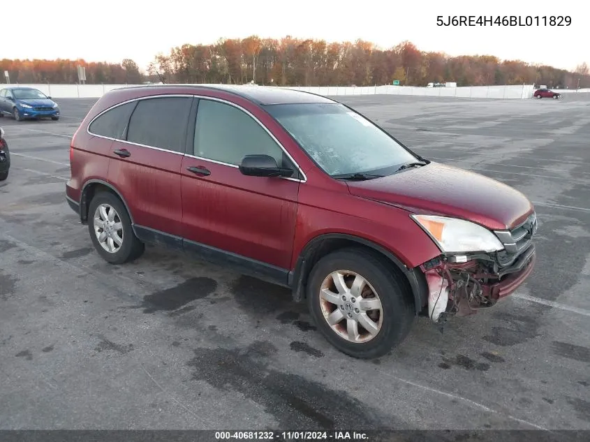 2011 Honda Cr-V Se VIN: 5J6RE4H46BL011829 Lot: 40681232