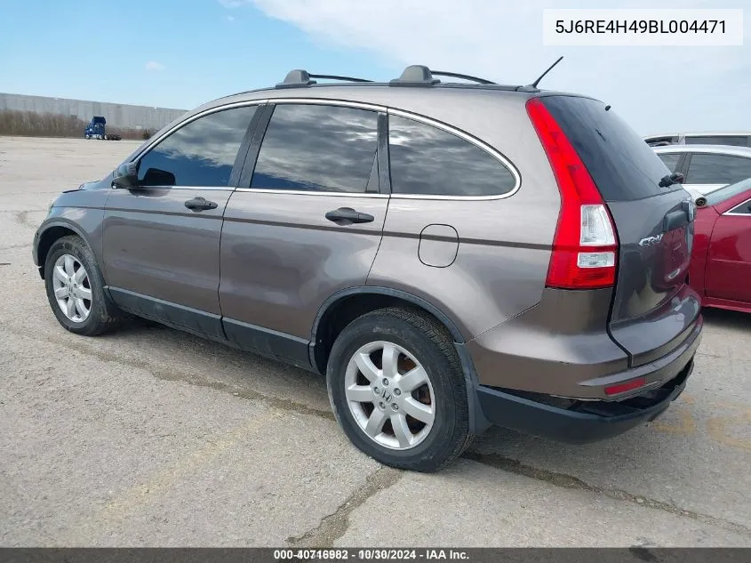 2011 Honda Cr-V Se VIN: 5J6RE4H49BL004471 Lot: 40716982