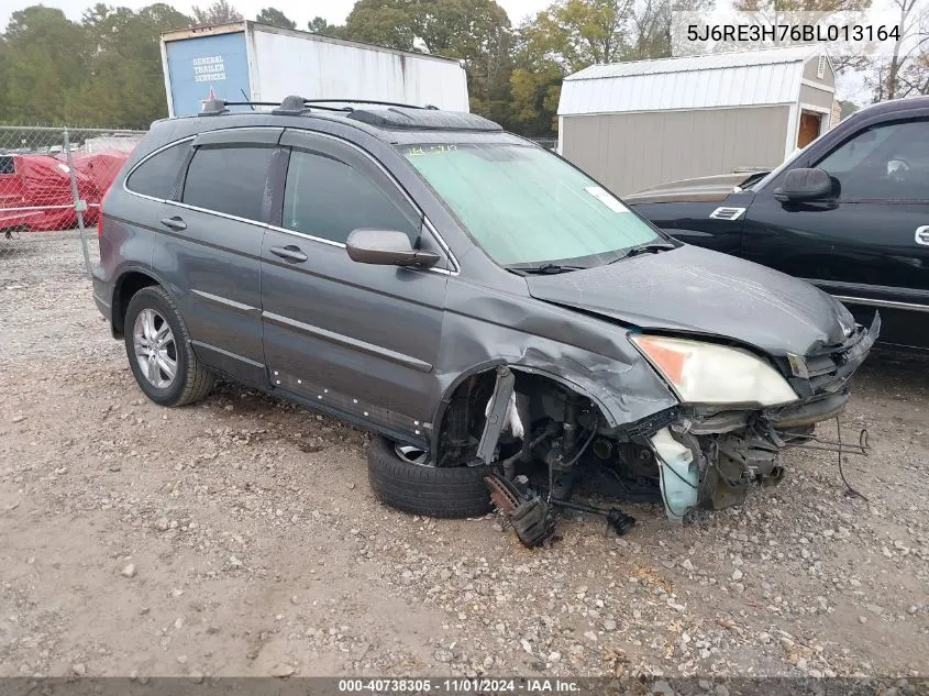 2011 Honda Cr-V Ex-L VIN: 5J6RE3H76BL013164 Lot: 40738305