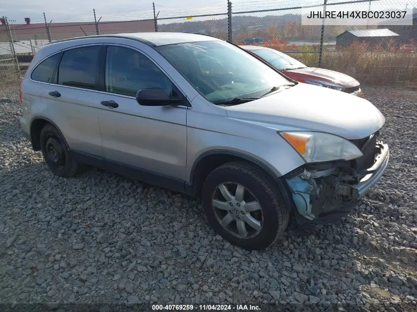 2011 Honda Cr-V Se VIN: JHLRE4H4XBC023037 Lot: 40769259