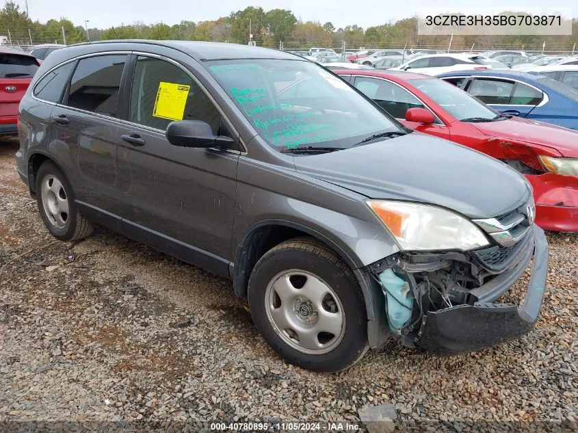 3CZRE3H35BG703871 2011 Honda Cr-V Lx