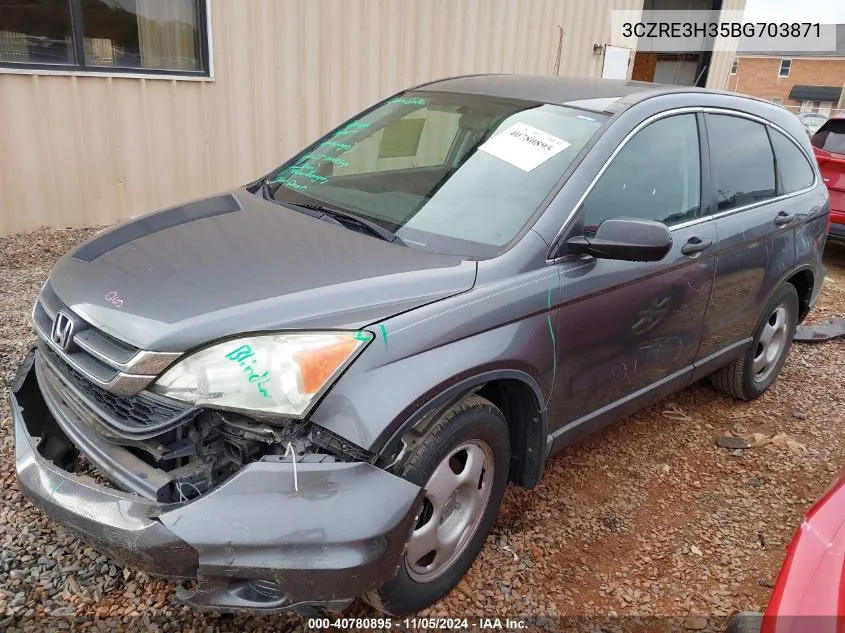 3CZRE3H35BG703871 2011 Honda Cr-V Lx