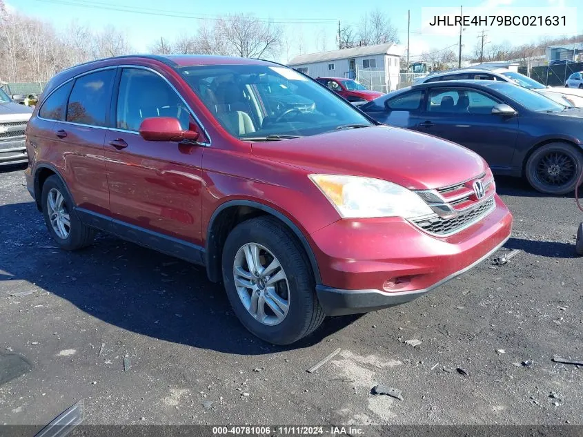 2011 Honda Cr-V Ex-L VIN: JHLRE4H79BC021631 Lot: 40781006