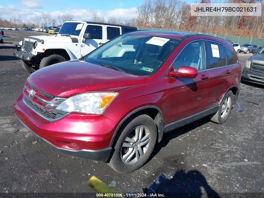 2011 Honda Cr-V Ex-L VIN: JHLRE4H79BC021631 Lot: 40781006