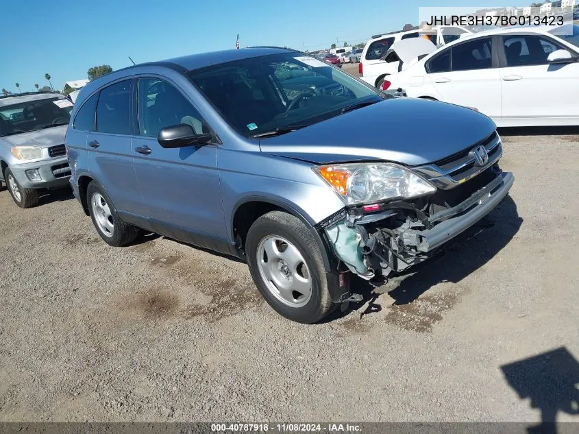 2011 Honda Cr-V Lx VIN: JHLRE3H37BC013423 Lot: 40787918