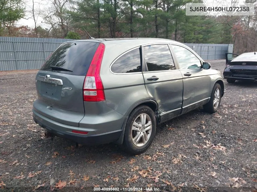 2011 Honda Cr-V VIN: 5J6RE4H50HL072358 Lot: 40895802