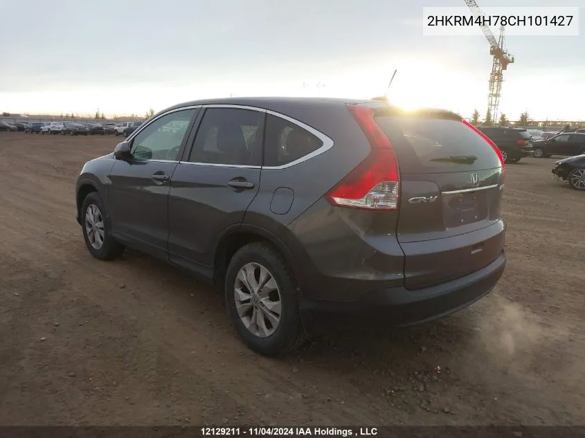 2012 Honda Cr-V VIN: 2HKRM4H78CH101427 Lot: 12129211